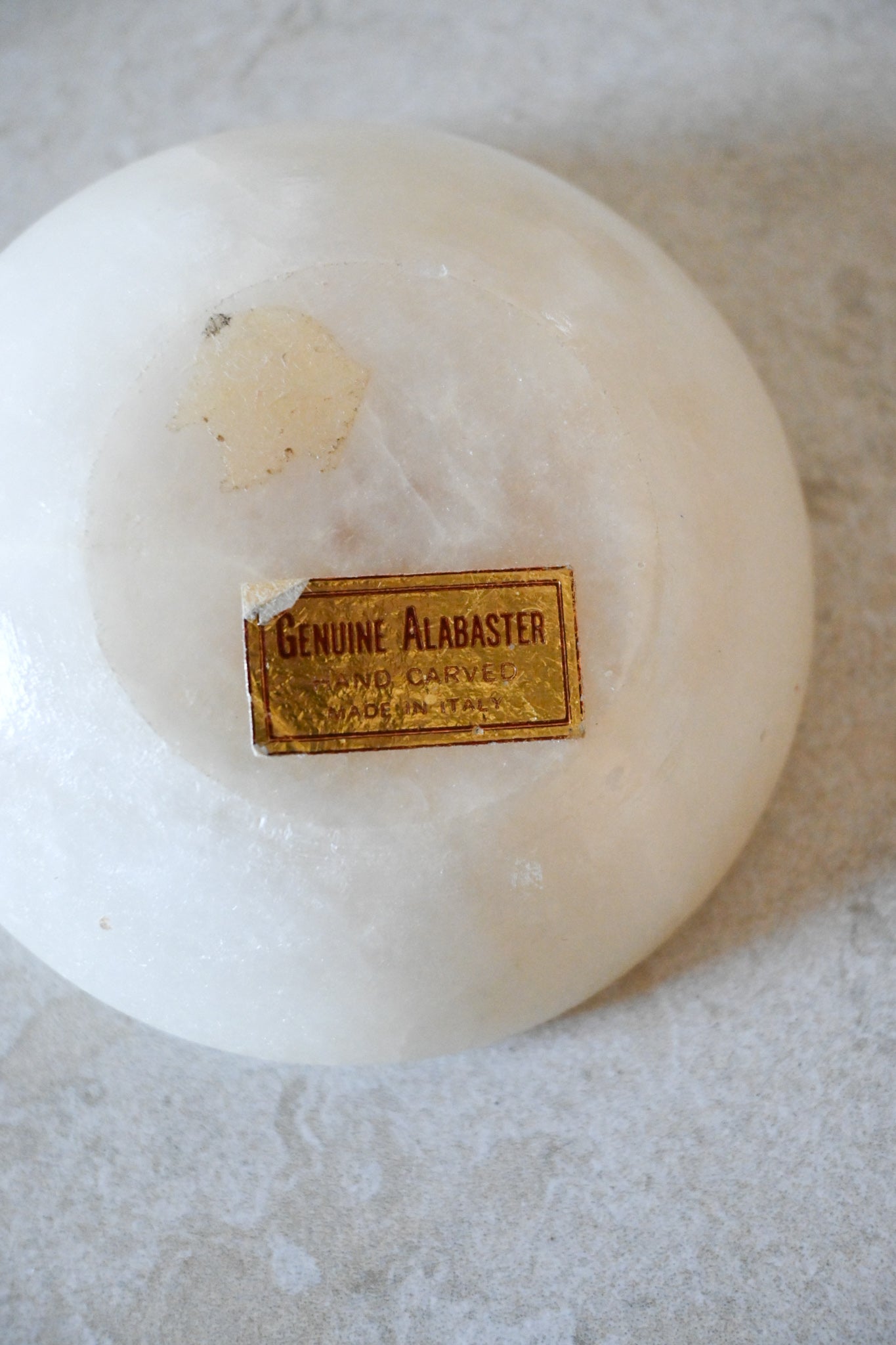 Skål Alabaster