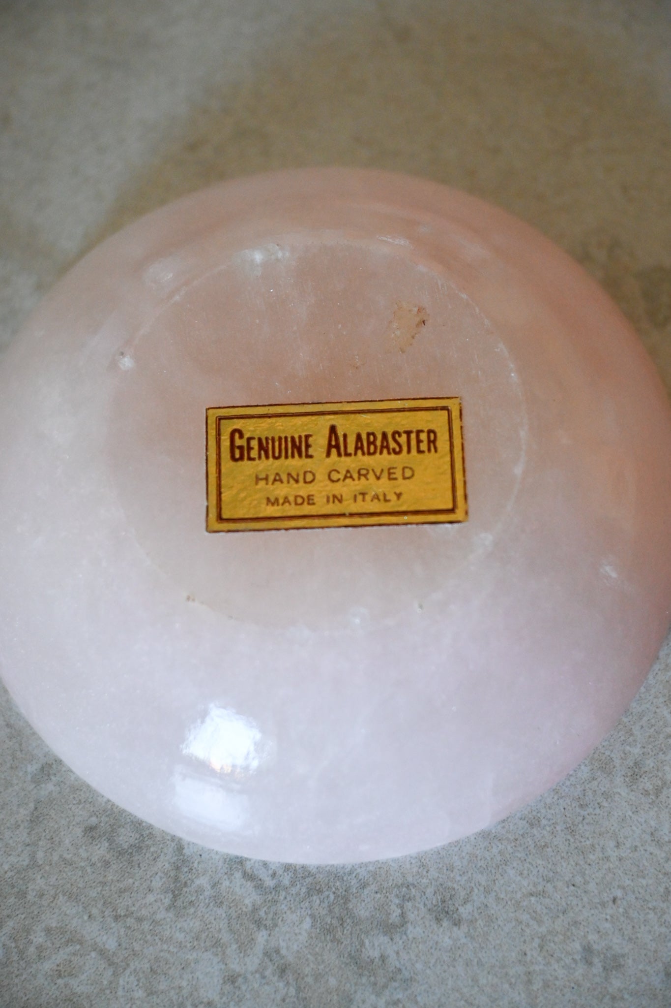 Skål Alabaster