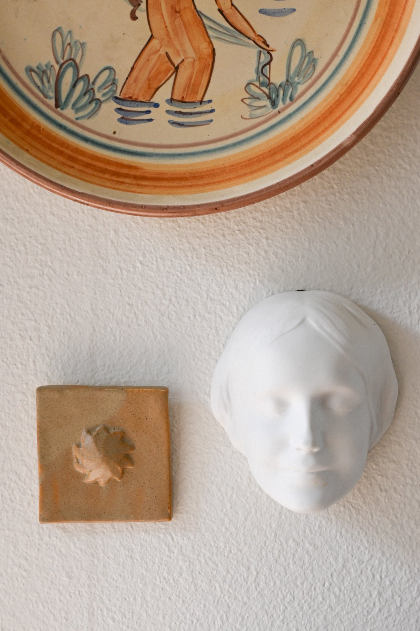 Väggrelief L'Inconnue de la Seine