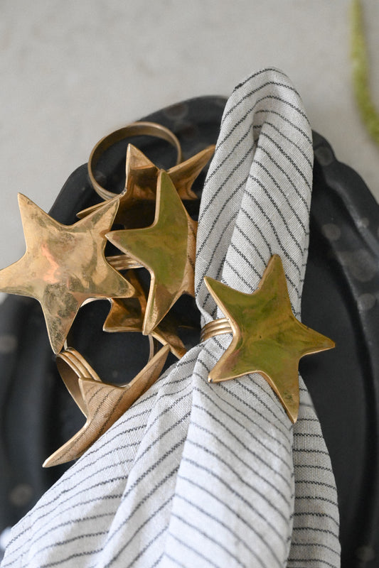 Servettringar Mässing