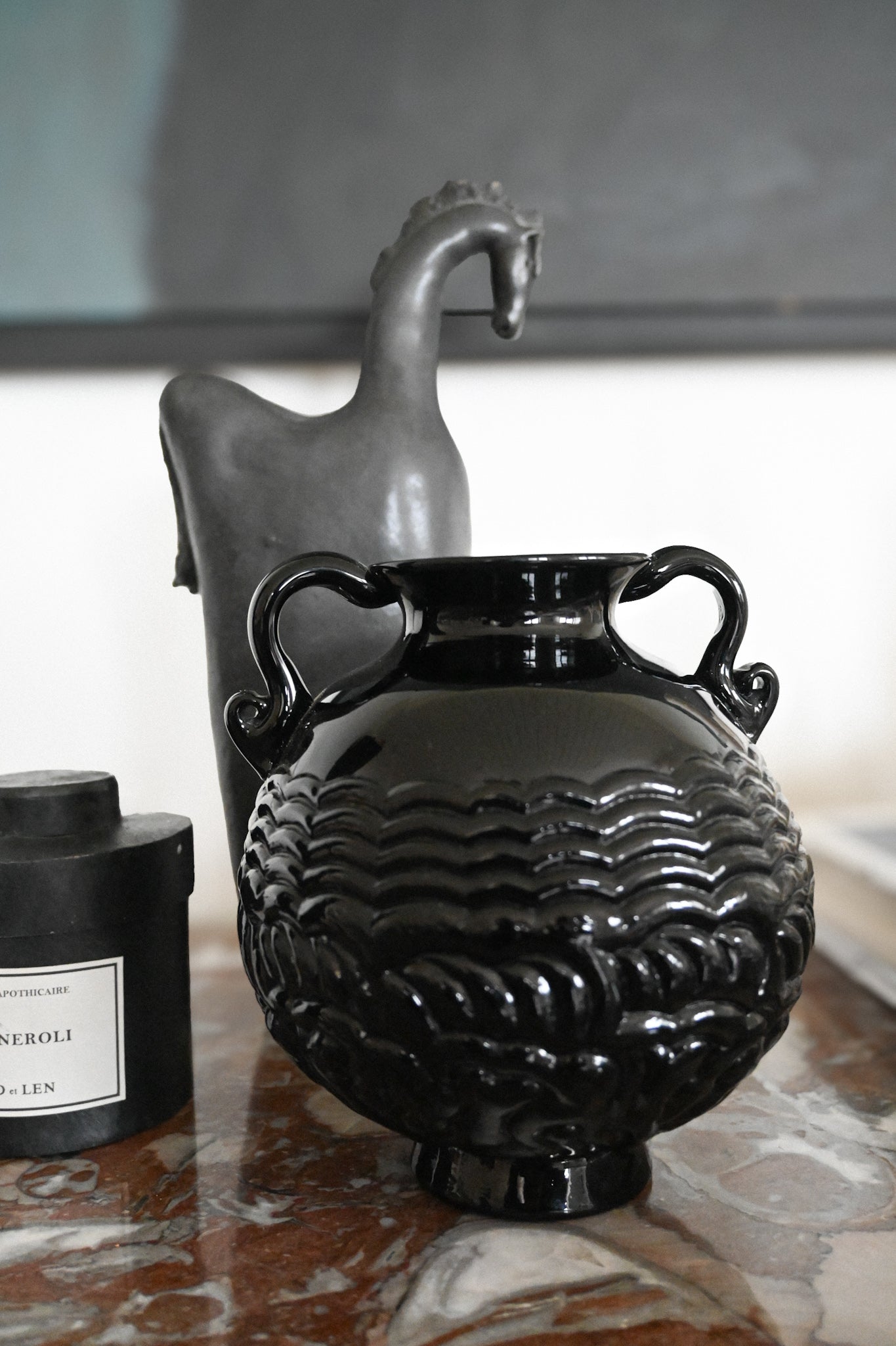 Glasvas Edvin Ollers