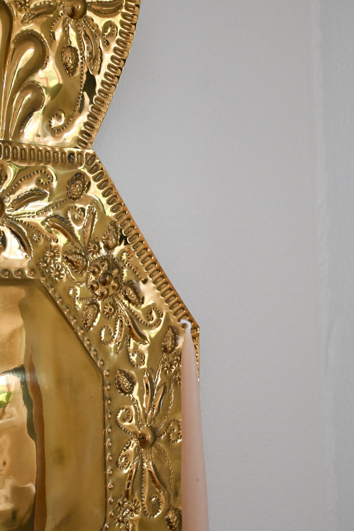 Väggljusstake Mässing