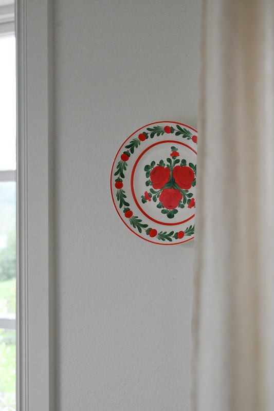 Väggtallrik Ungersk Folk Art