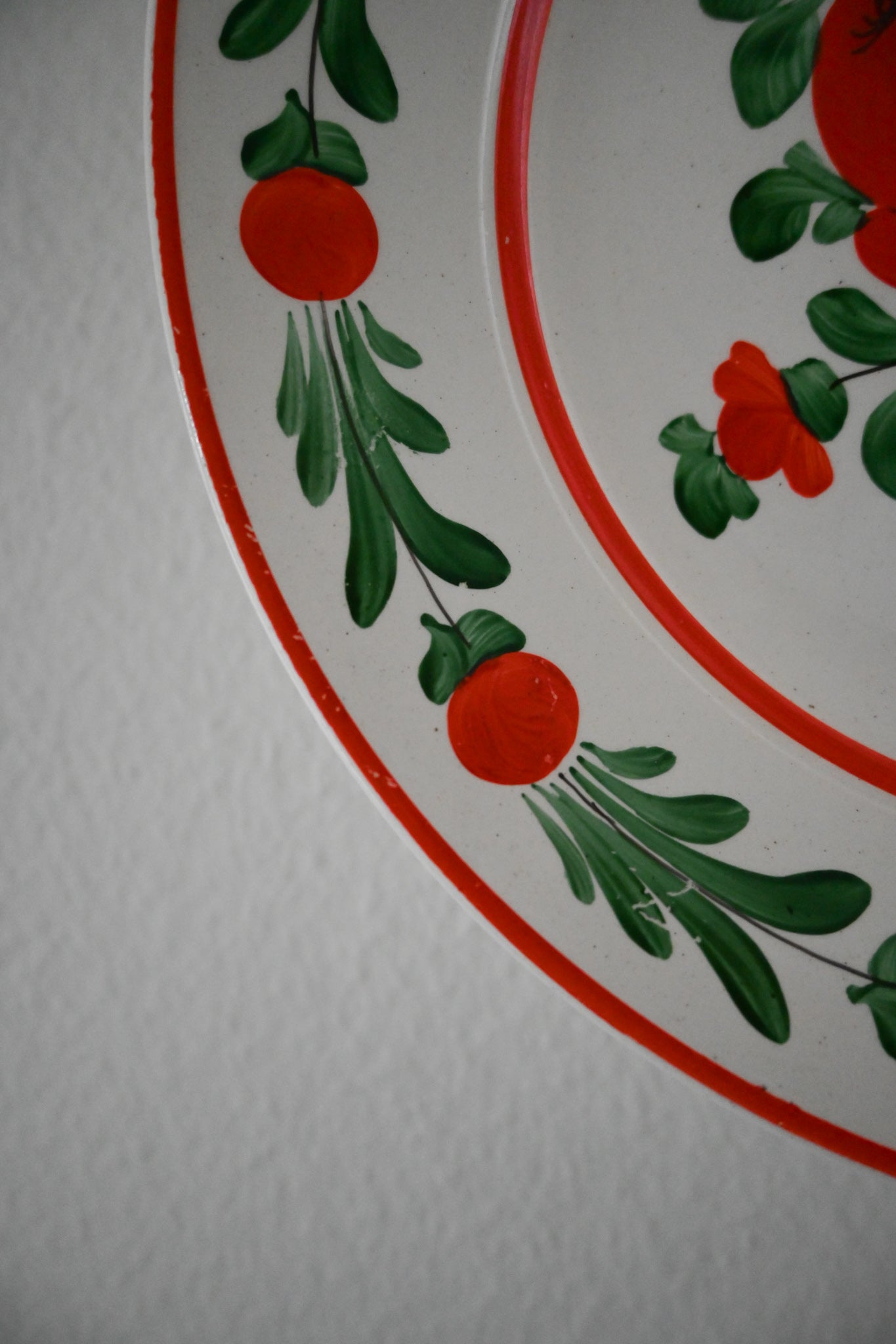 Väggtallrik Ungersk Folk Art