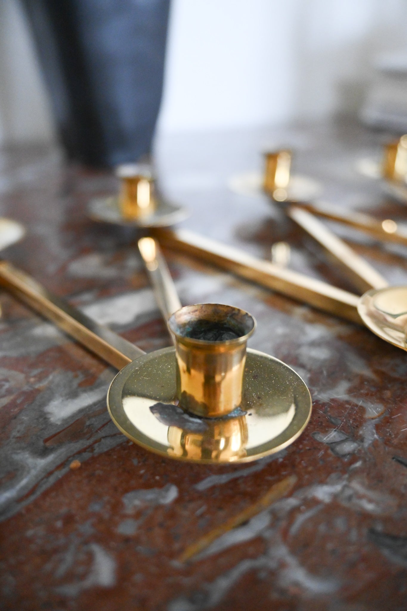 Ljusstake Margareta Mässing