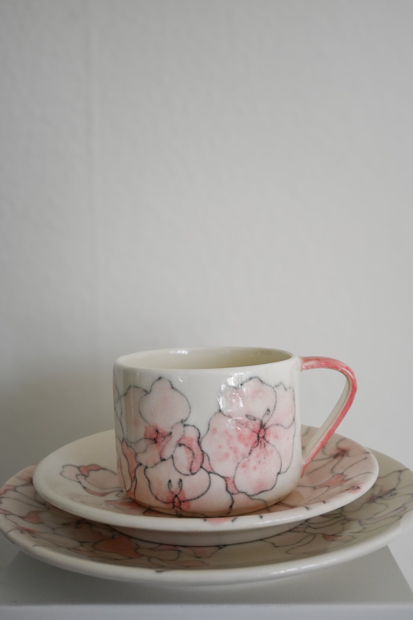 Tekopp med fat & assiett Firma Svenskt Tenn