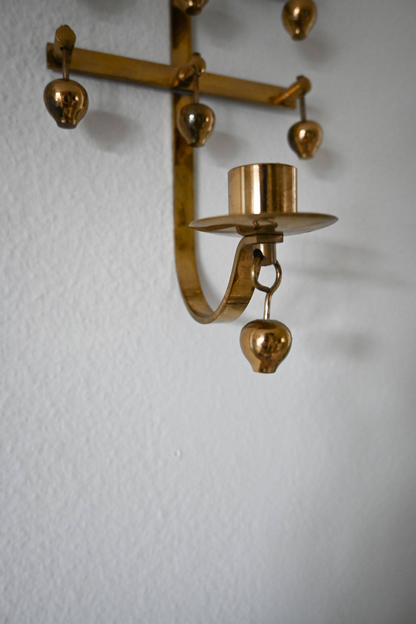 Väggljusstake Mässing