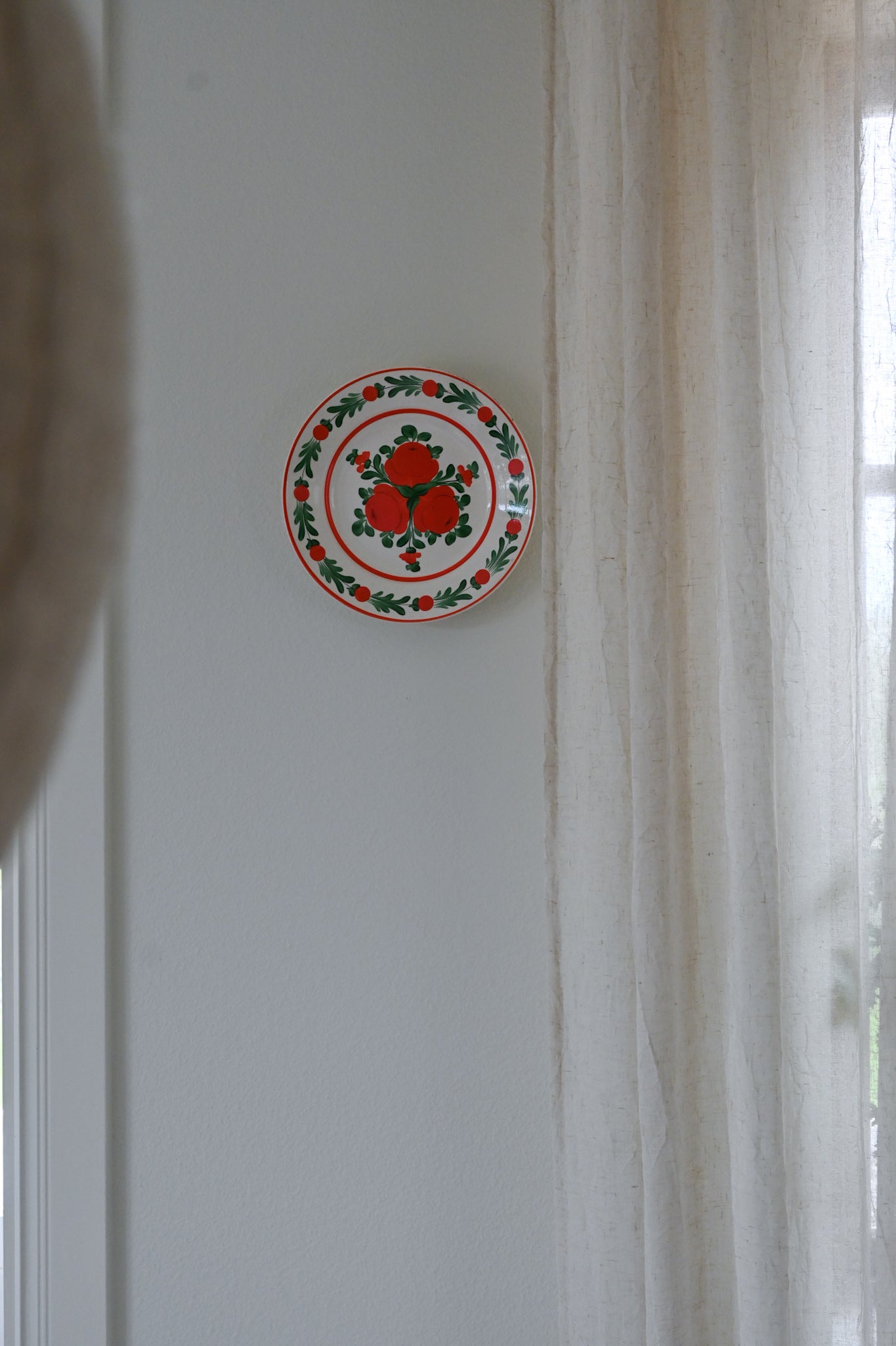 Väggtallrik Ungersk Folk Art