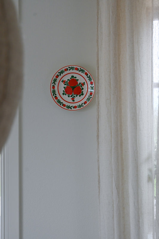 Väggtallrik Ungersk Folk Art