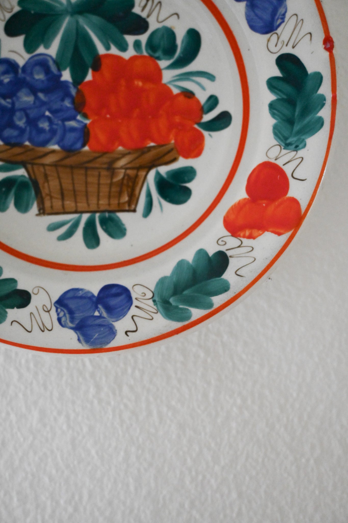 Väggtallrik Ungersk Folk Art