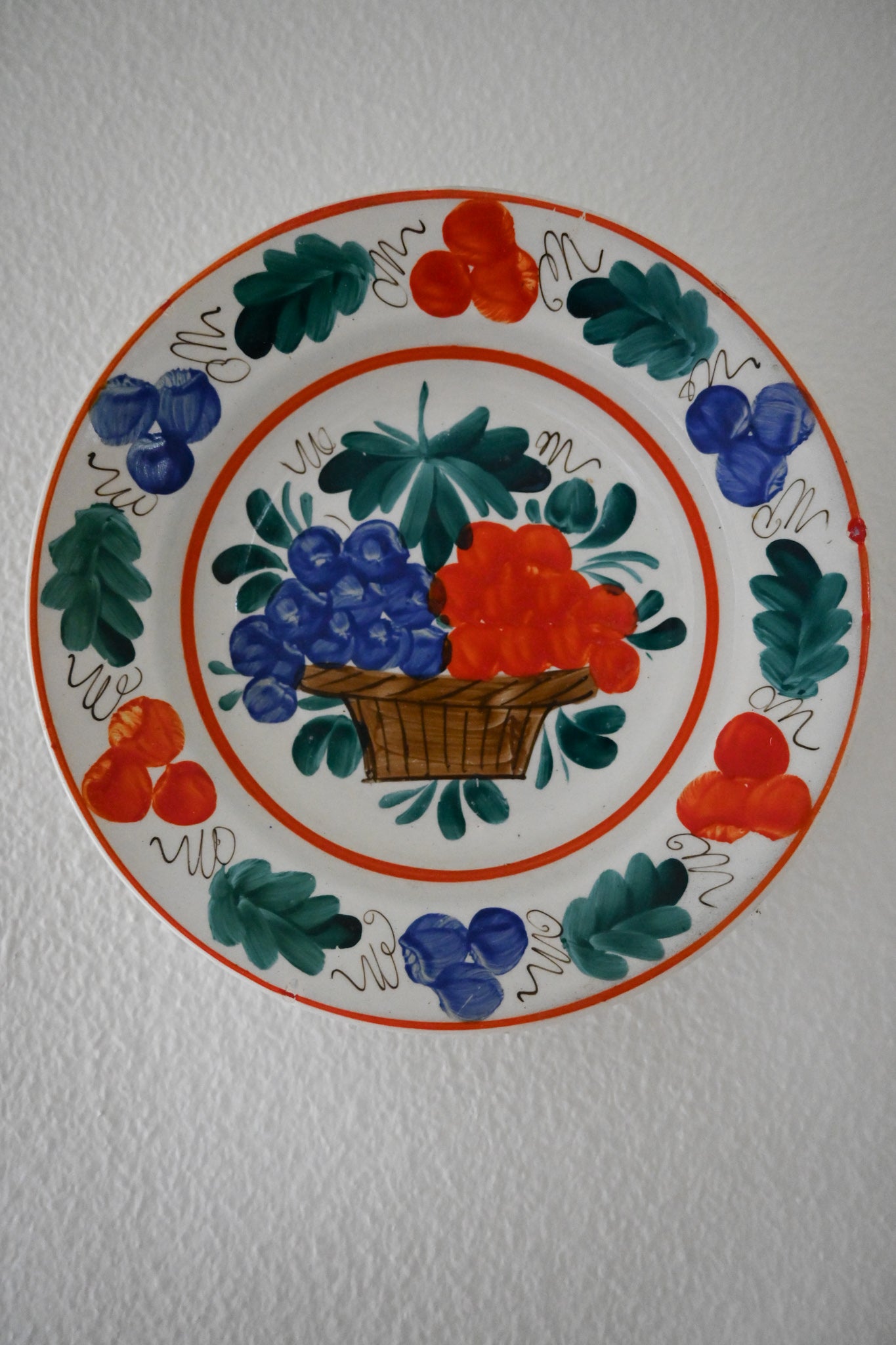 Väggtallrik Ungersk Folk Art