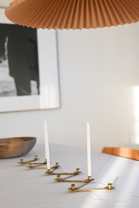 Ljusstake Margareta Mässing