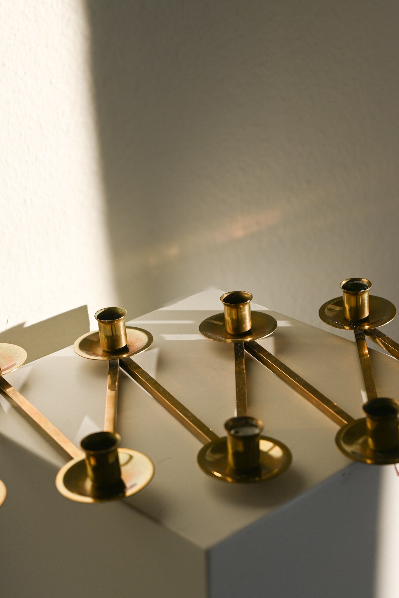 Ljusstake Margareta Mässing