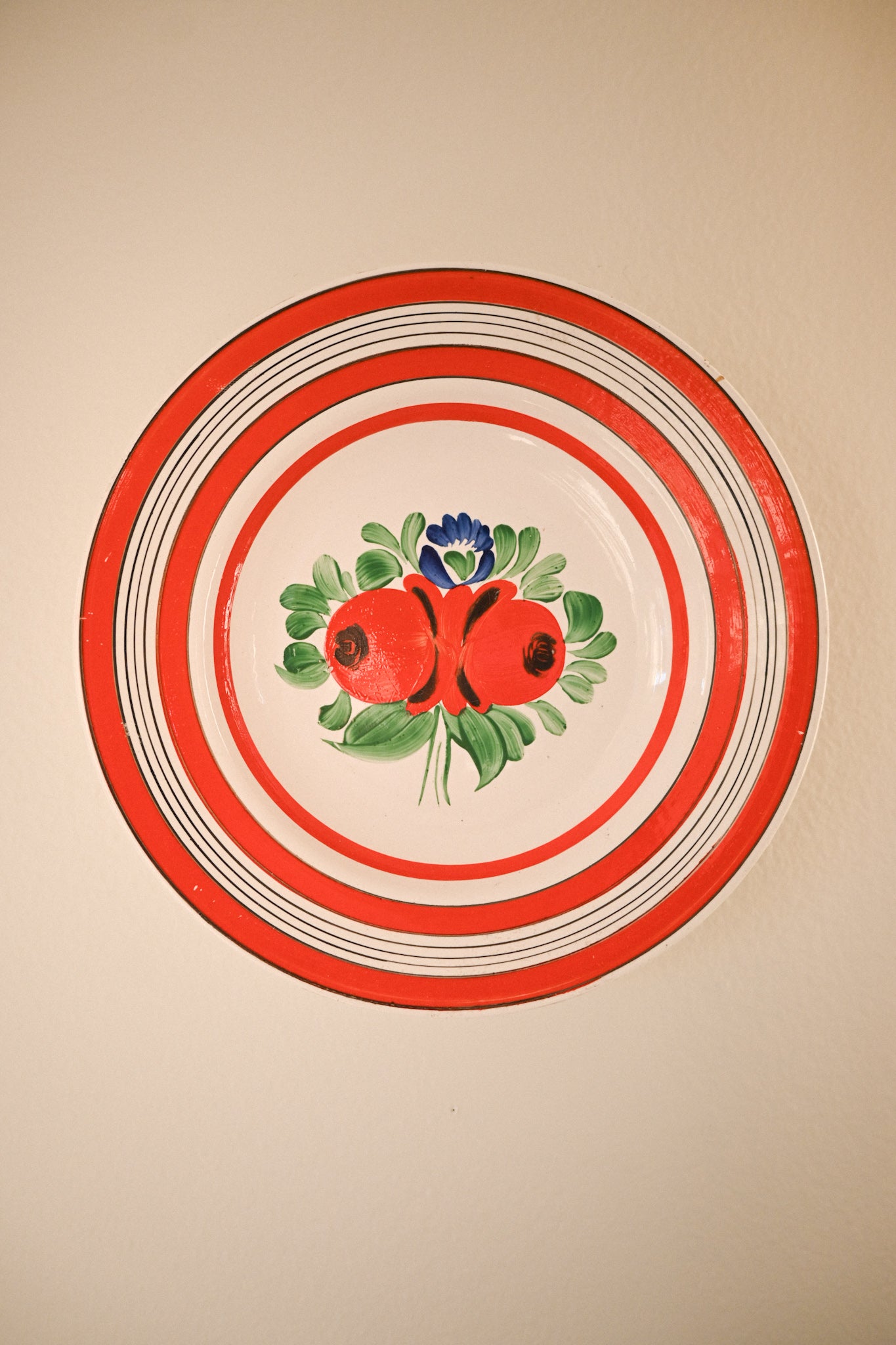 Väggtallrik Ungersk Folk Art