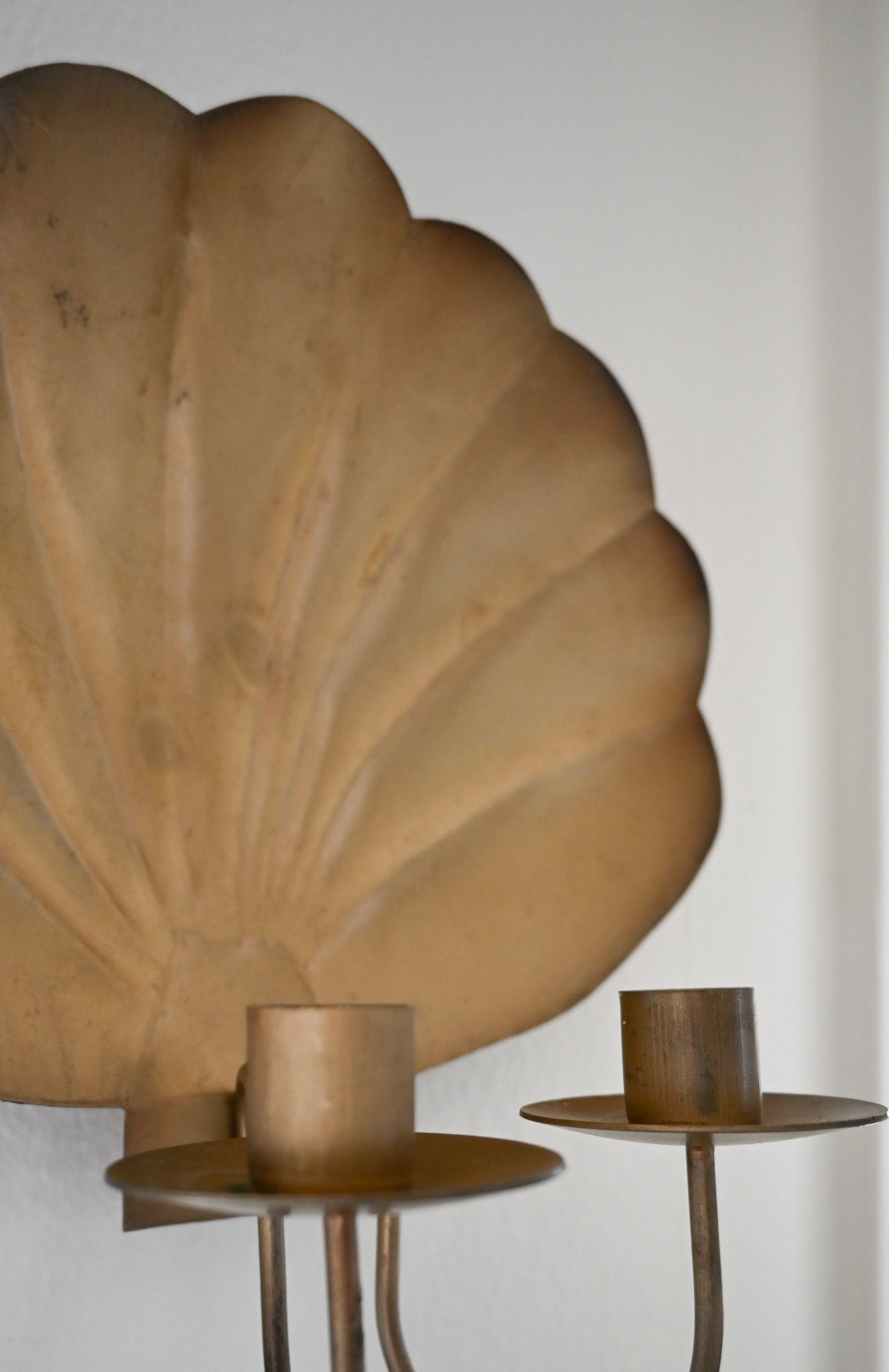 Väggljusstake Snäcka