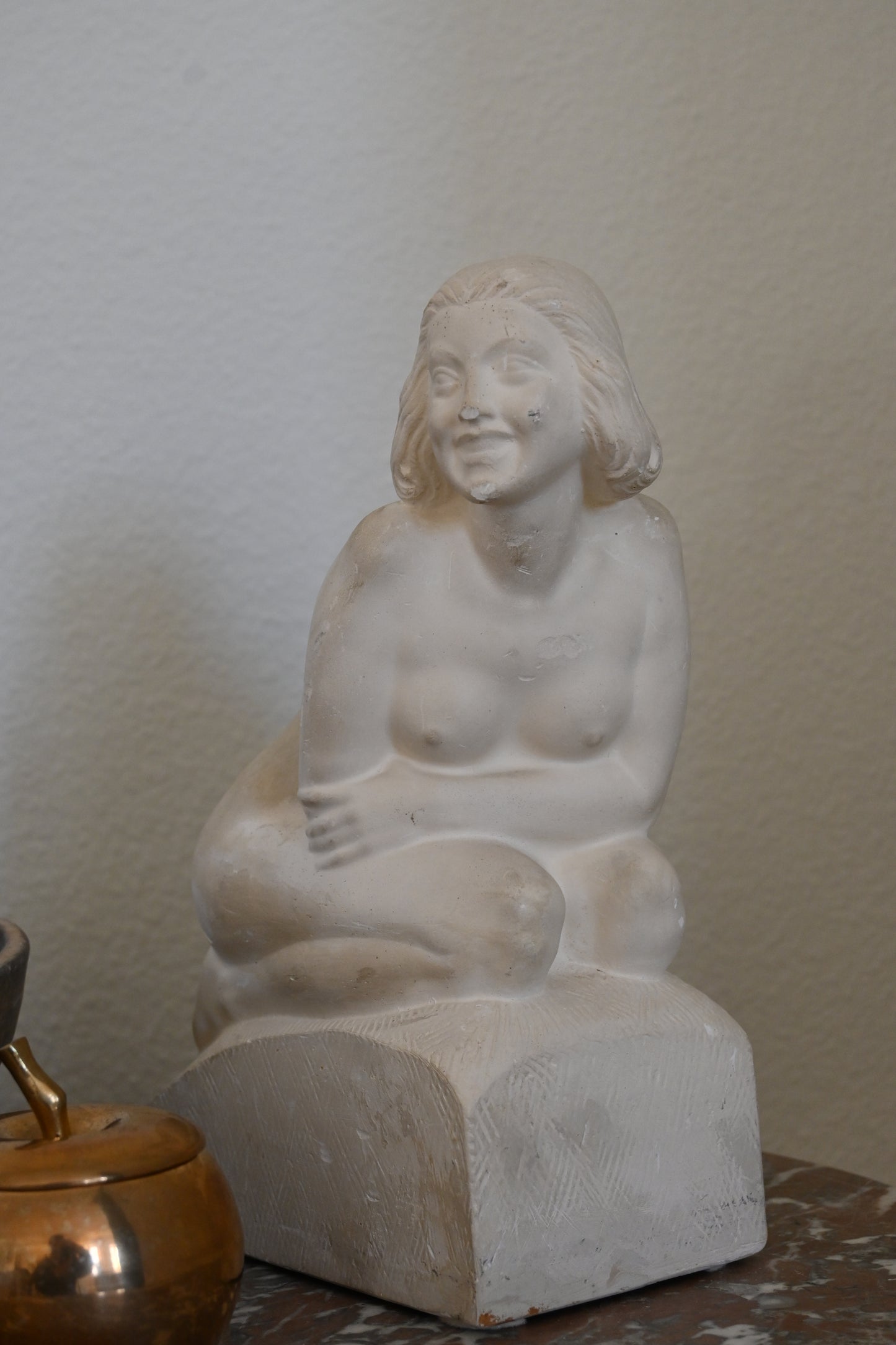 Skulptur " En solstund"