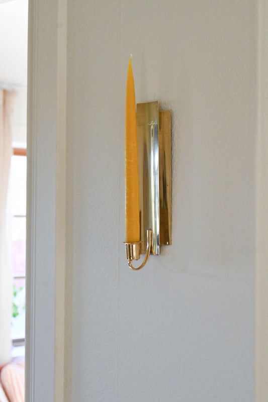 Väggljusstake Mässing