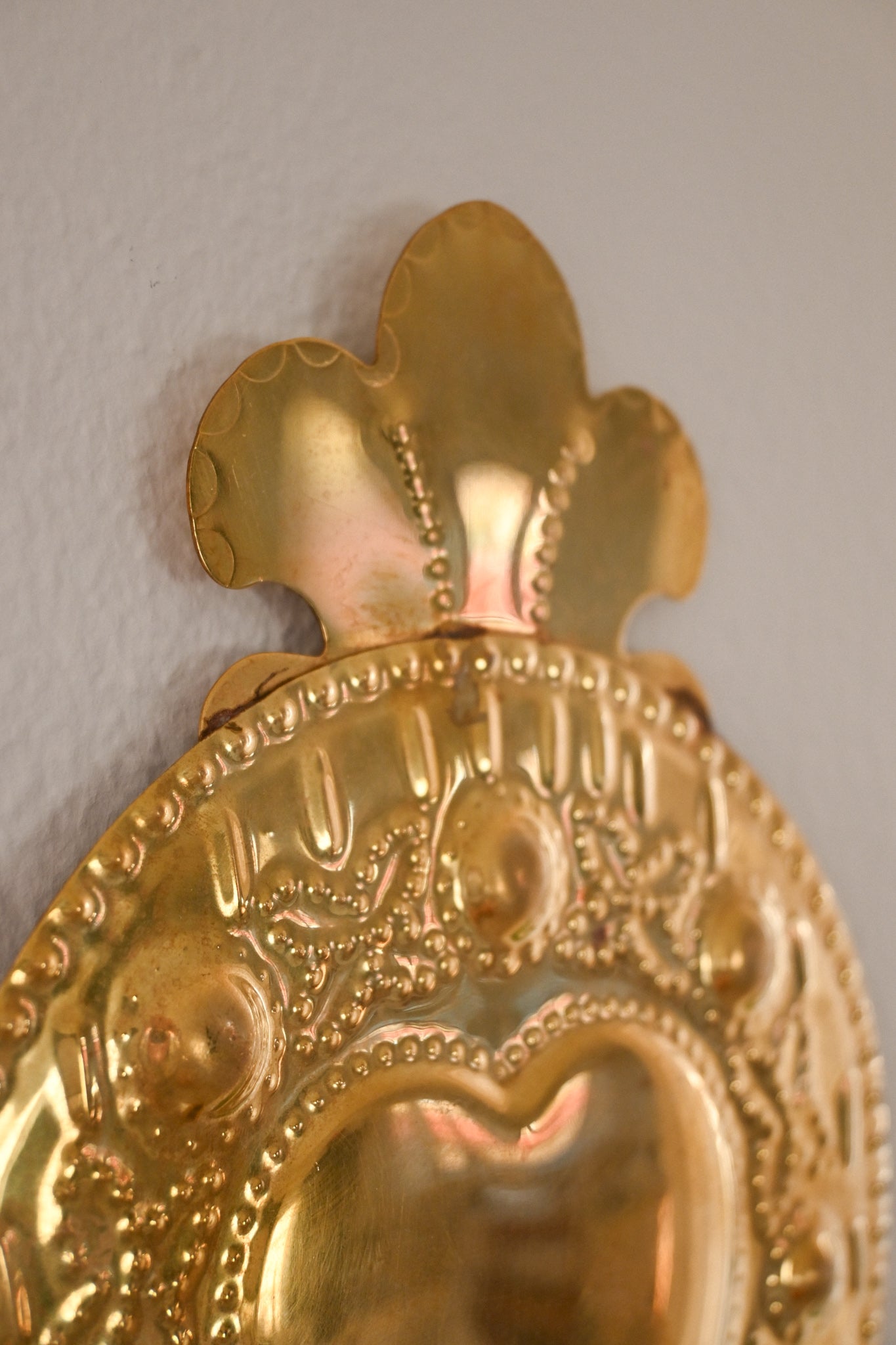 Väggljusstake Mässing