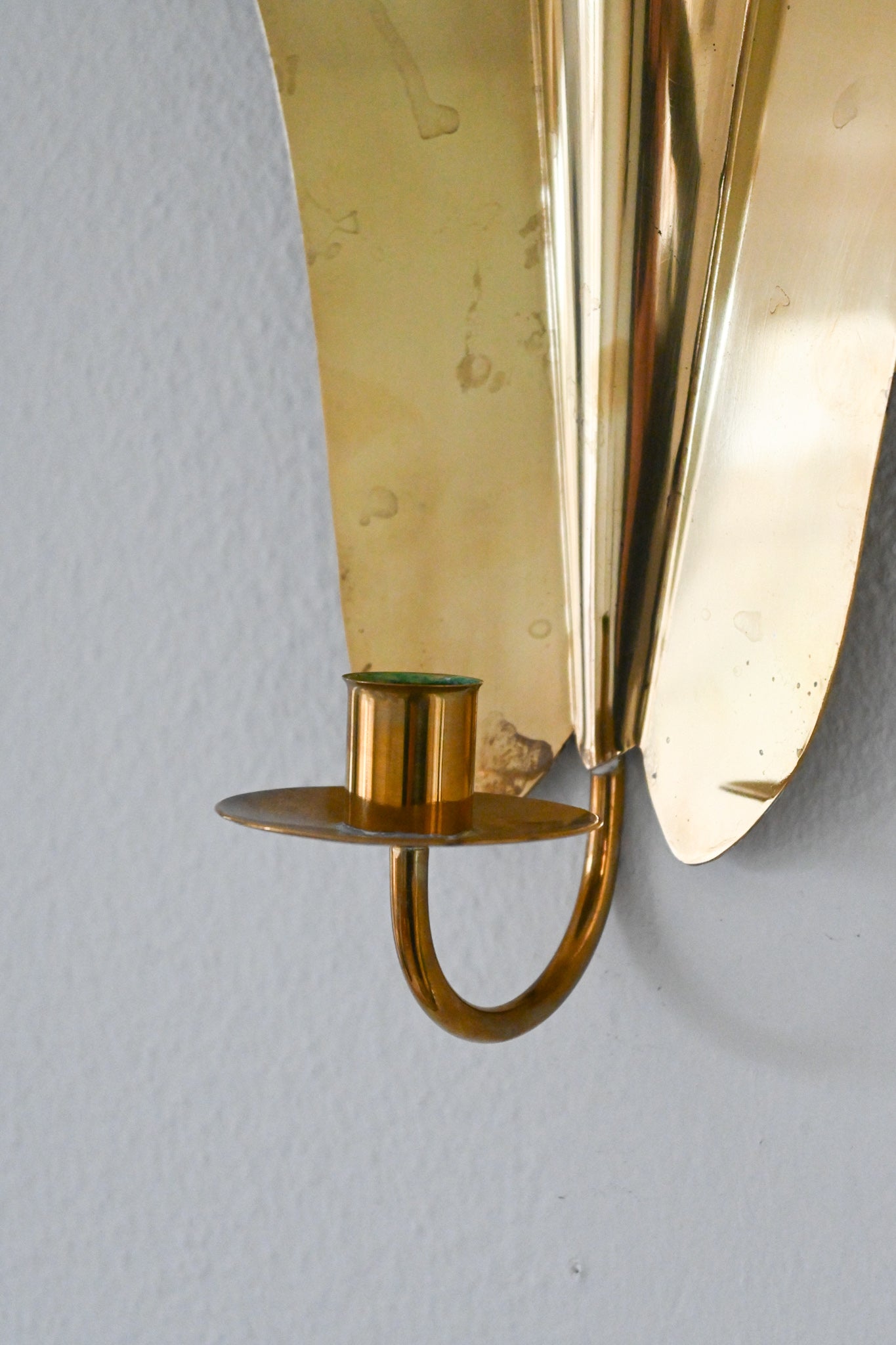 Väggljusstake Mässing