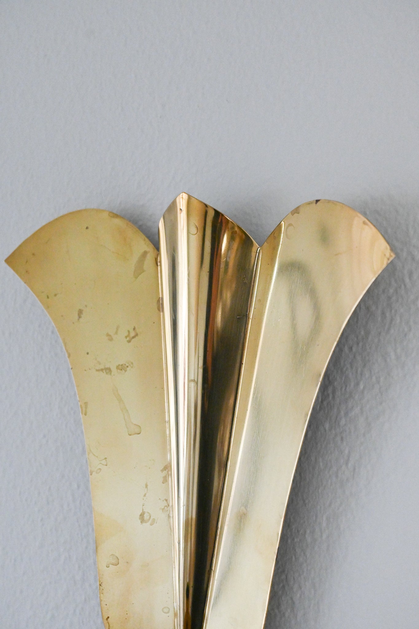 Väggljusstake Mässing