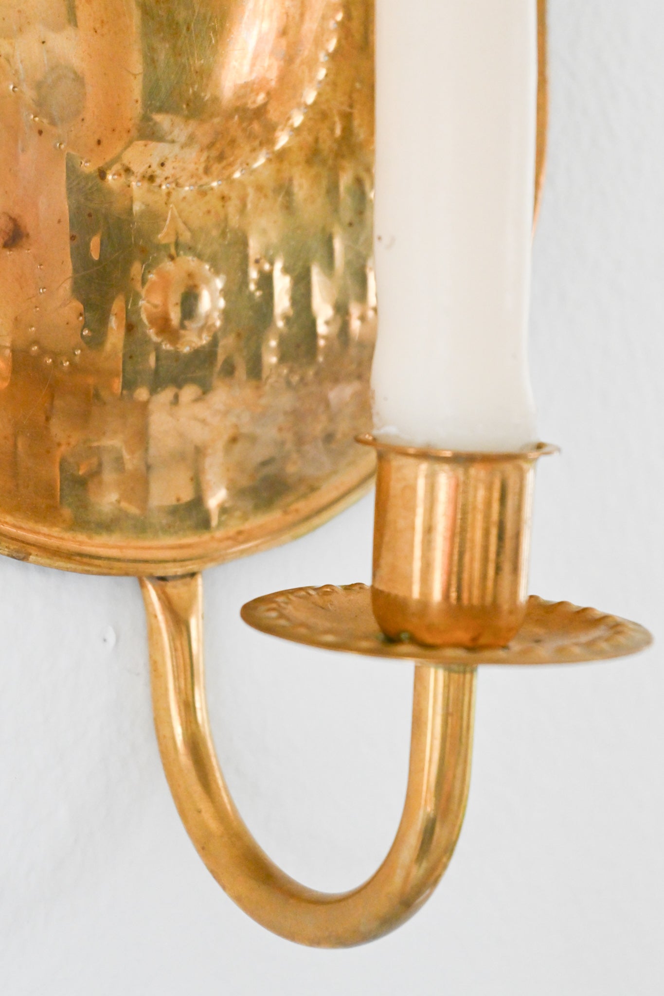 Väggljusstake Mässing