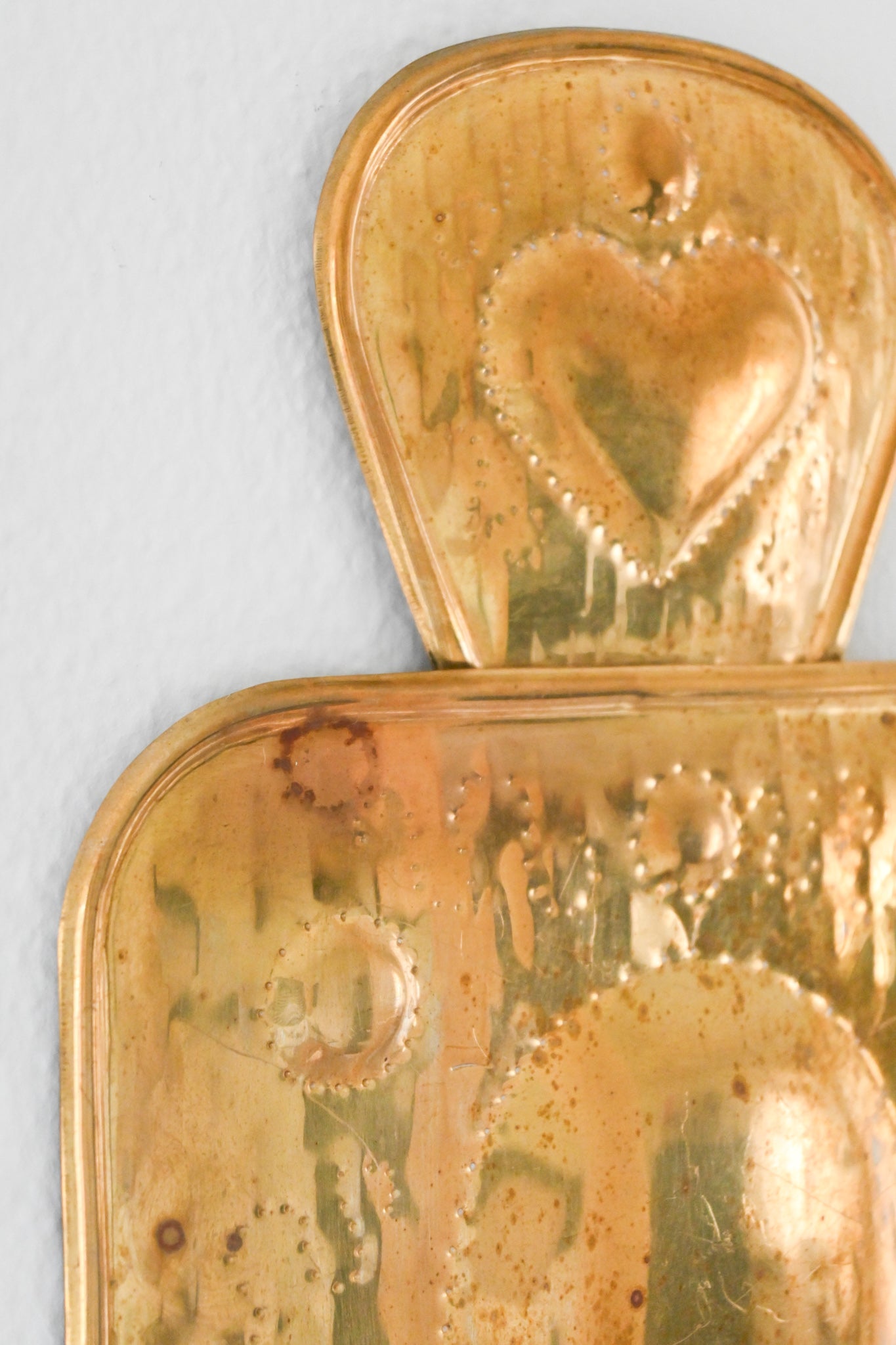 Väggljusstake Mässing