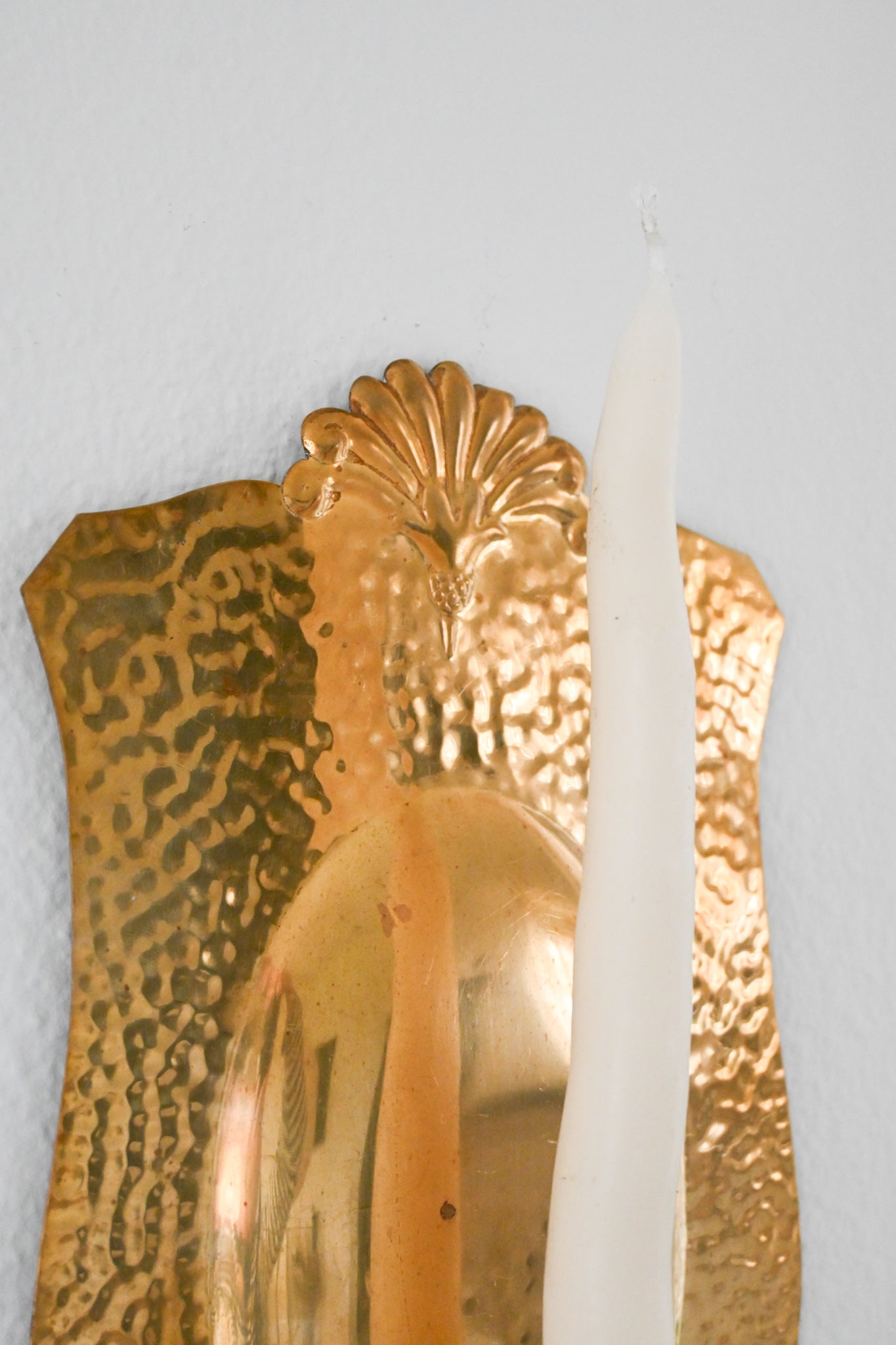 Väggljusstake Mässing