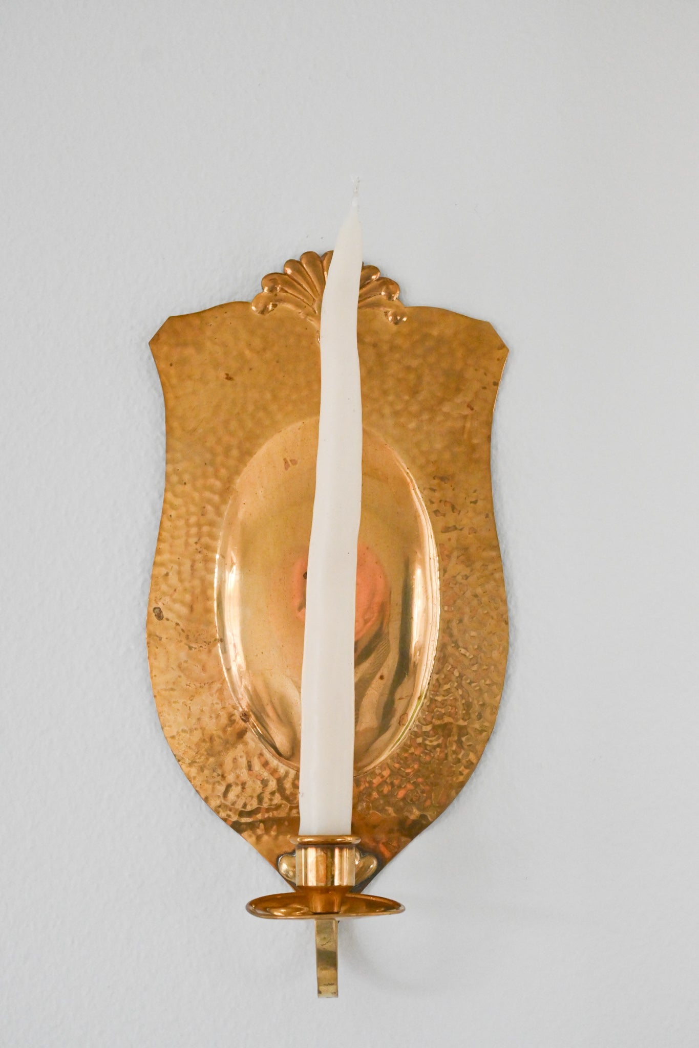 Väggljusstake Mässing