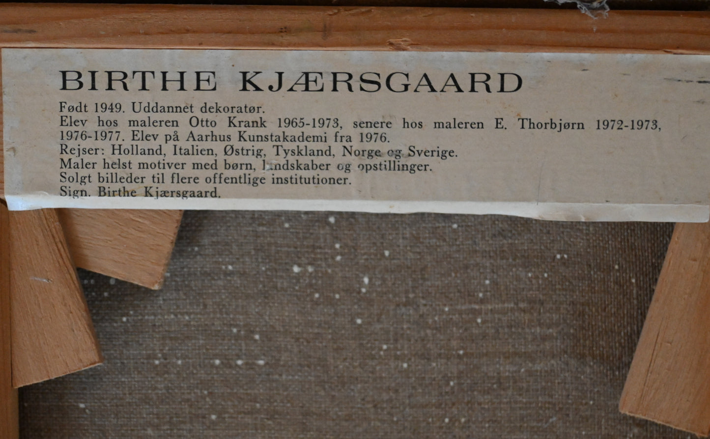 Tavla Birthe Kjaersgaard
