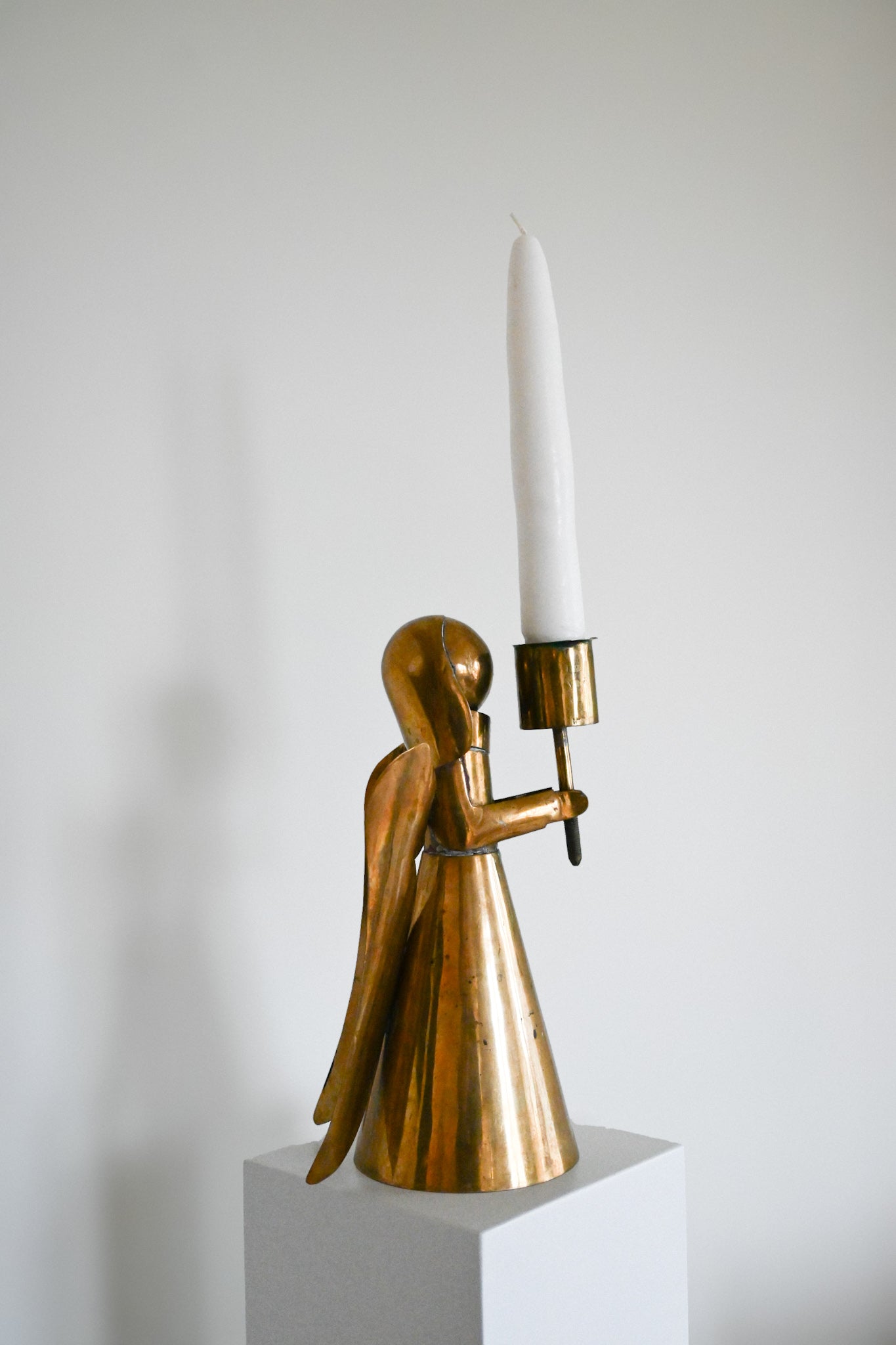 Ljusstake Skyddsängel  Stor