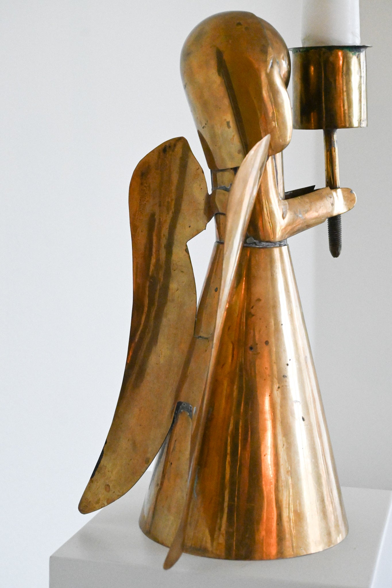 Ljusstake Skyddsängel  Stor