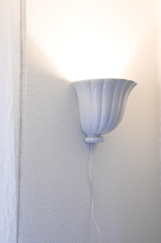 Vägglampa porslin