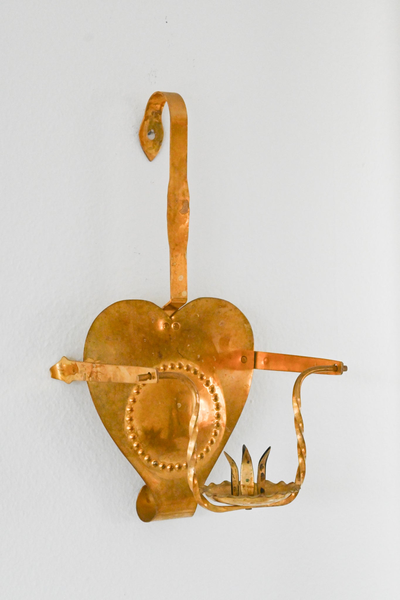 Väggljusstake Mässing