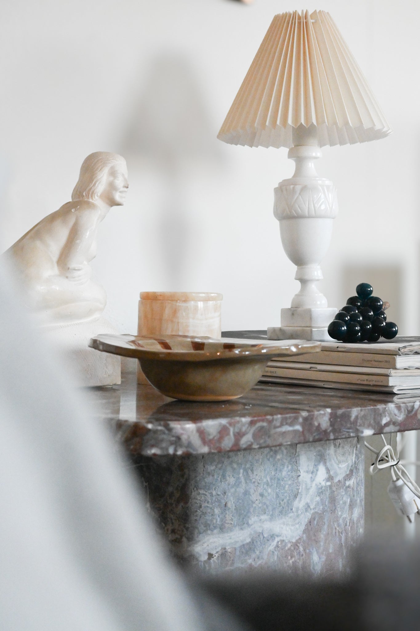 Bordslampa Marmor