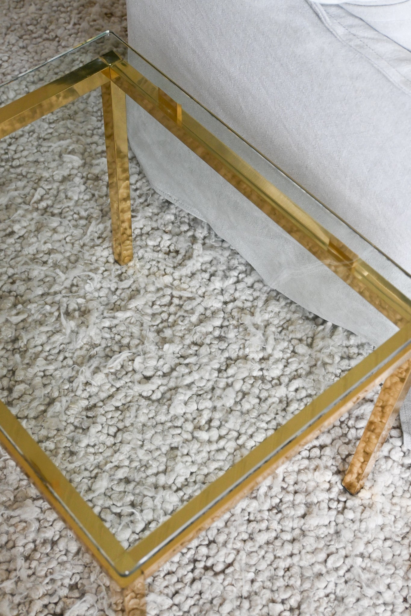 Sidobord Glas