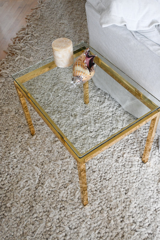 Sidobord Glas