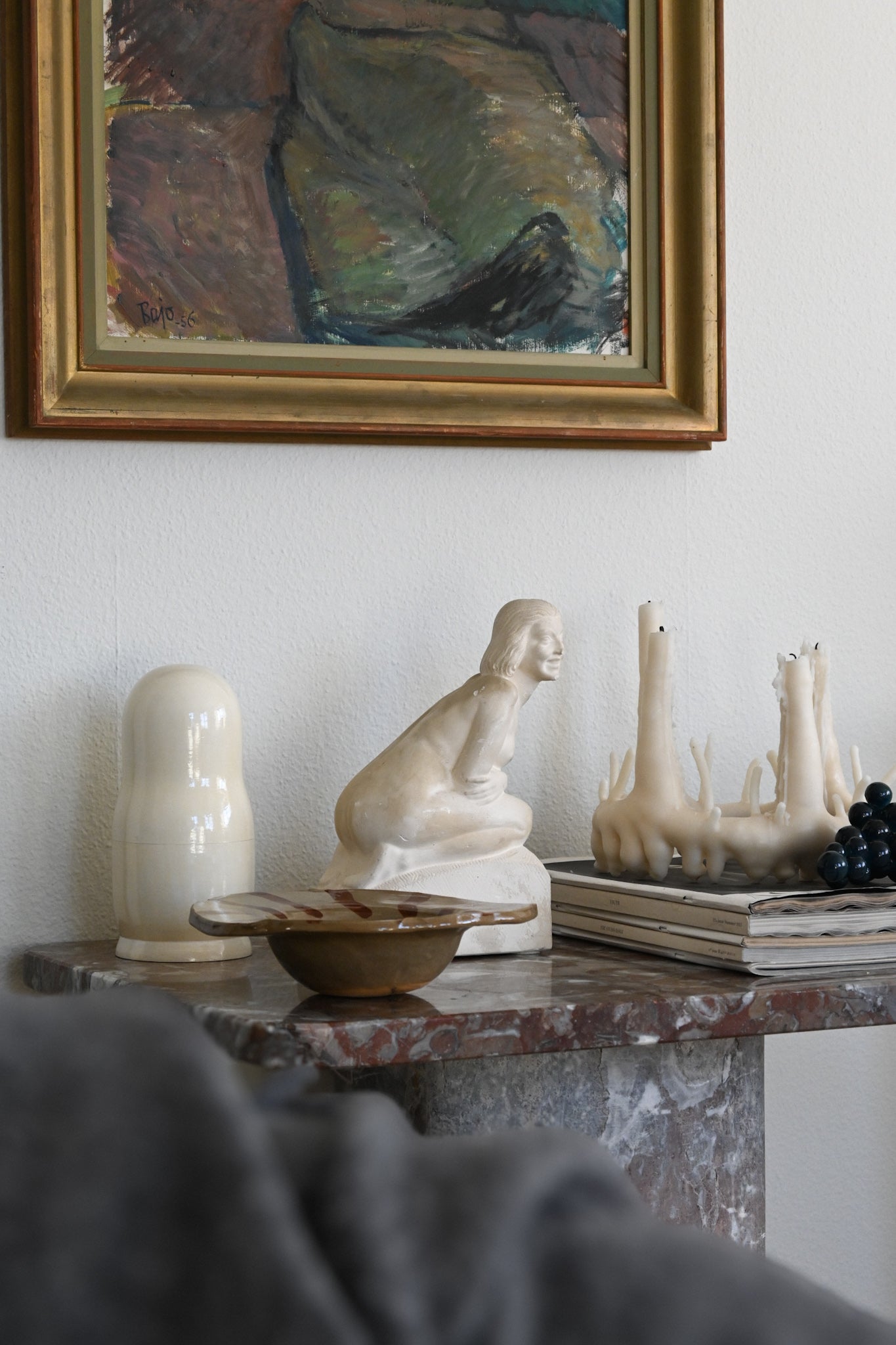 Skulptur " En solstund"