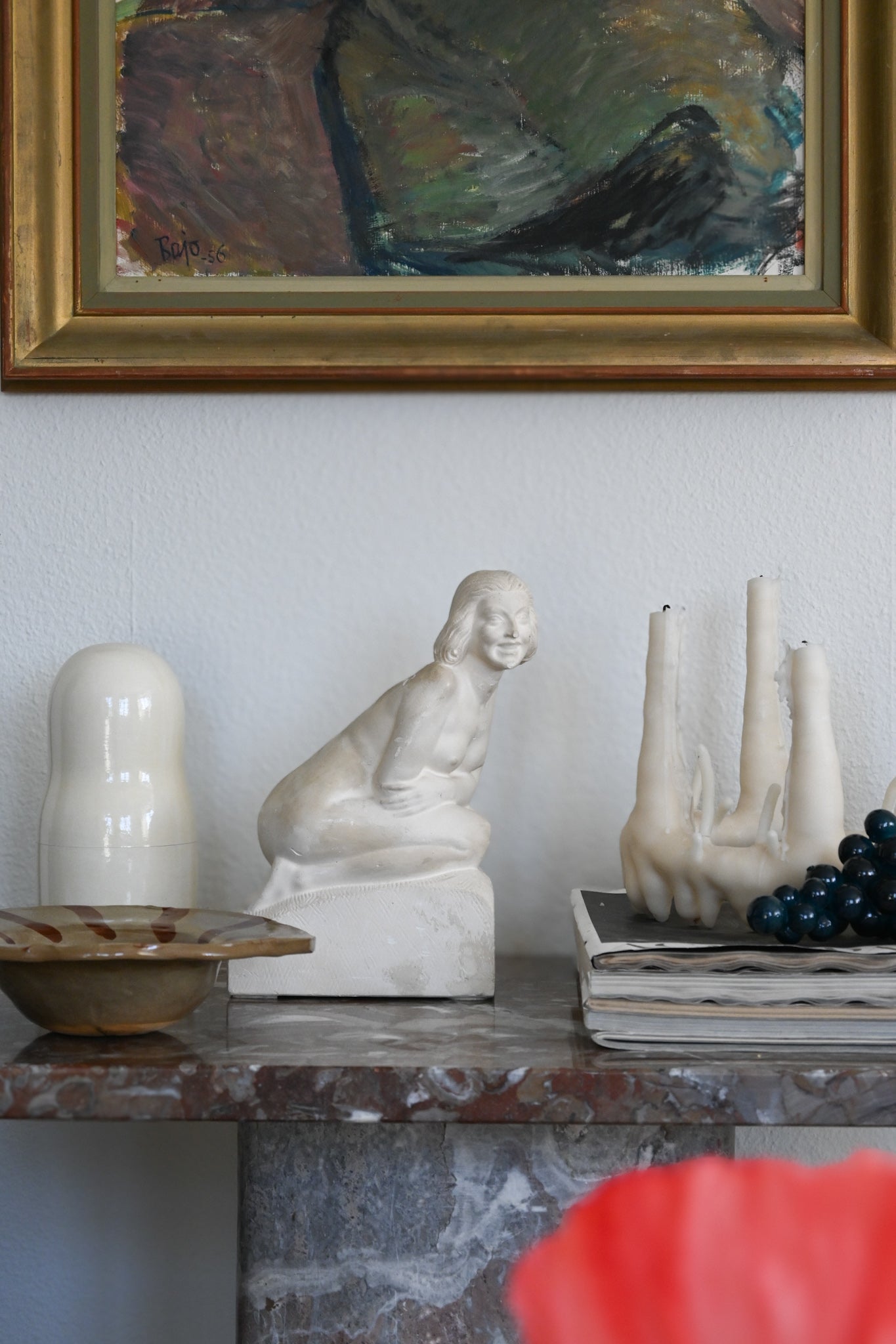 Skulptur " En solstund"
