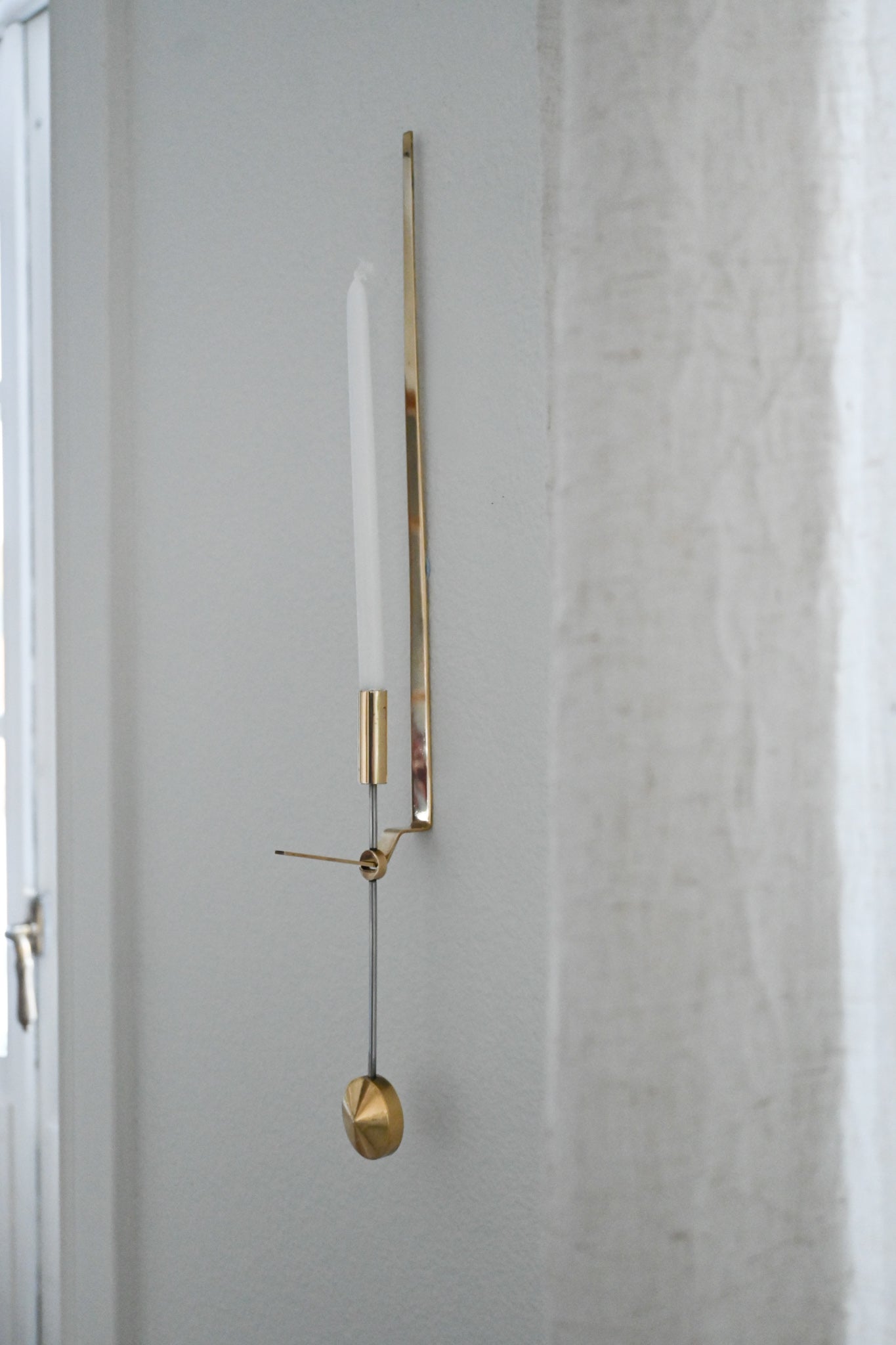 Väggljusstake Mässing
