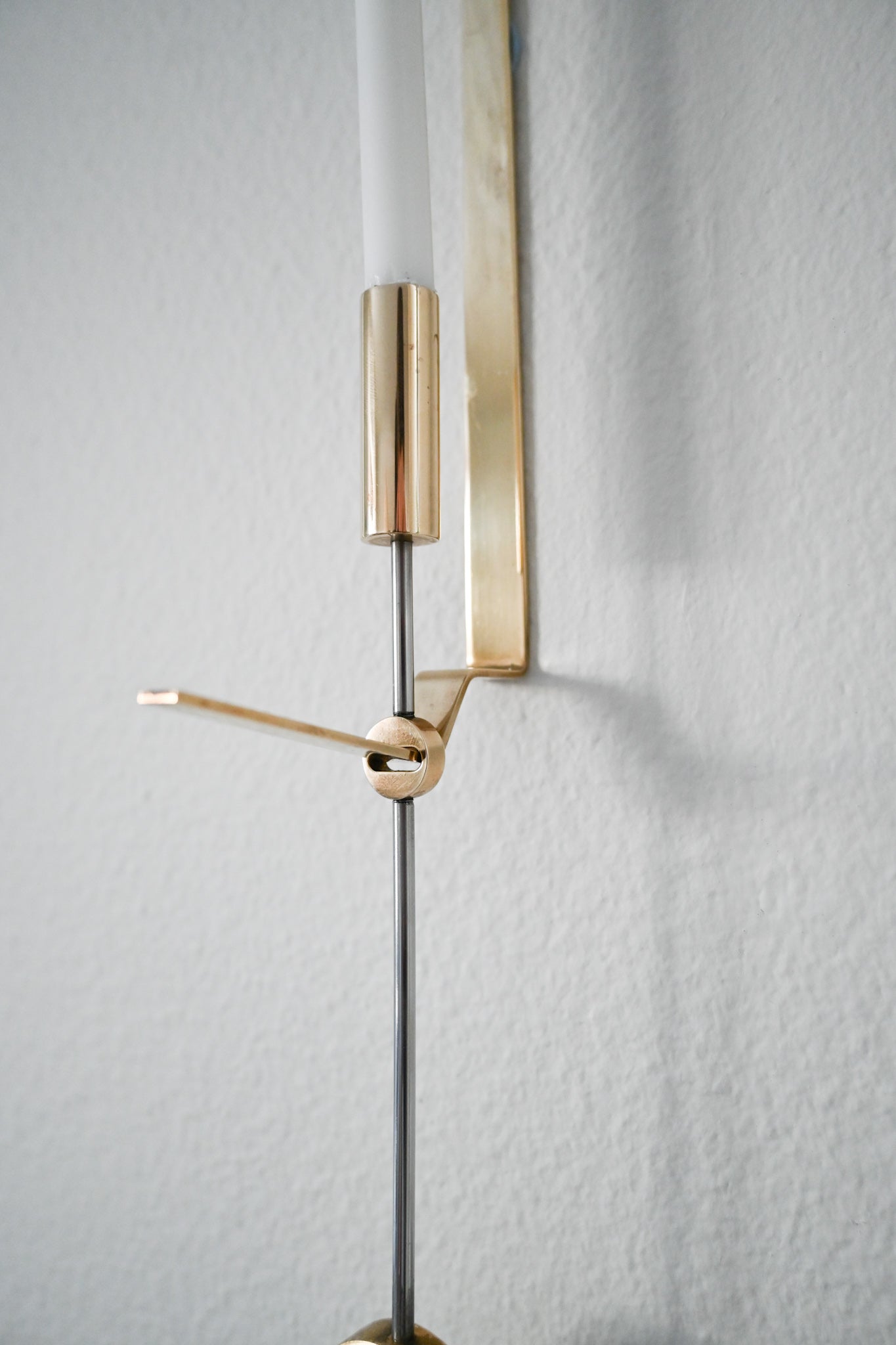 Väggljusstake Mässing
