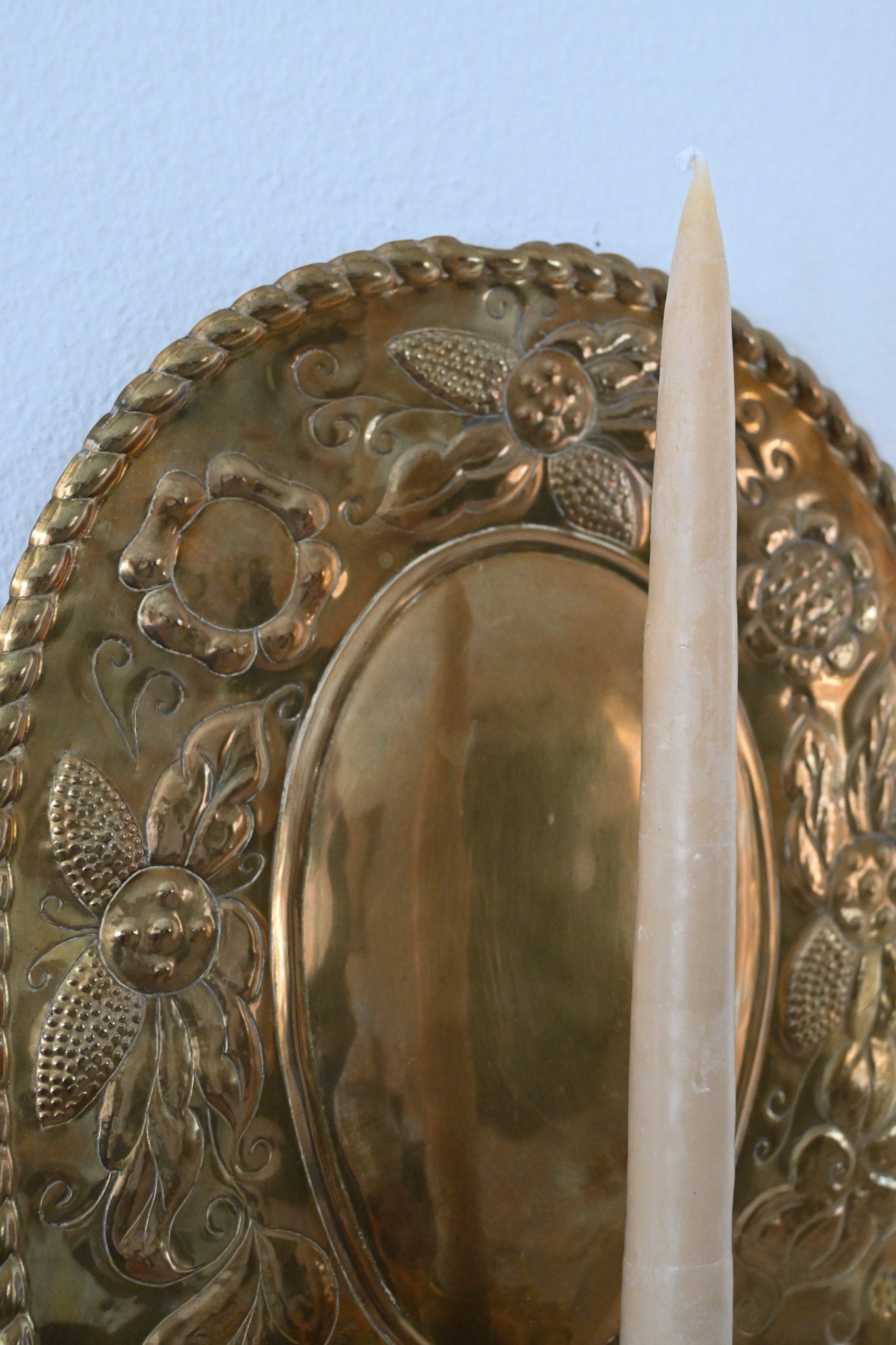Väggljusstake Mässing