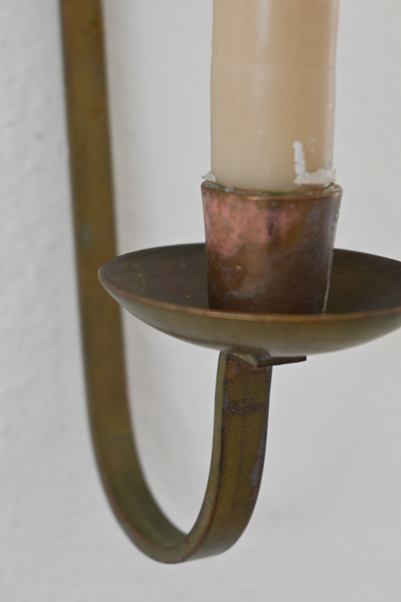 Väggljusstake Mässing