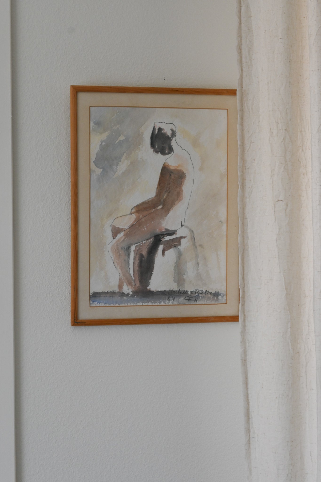 Tavla Akvarell