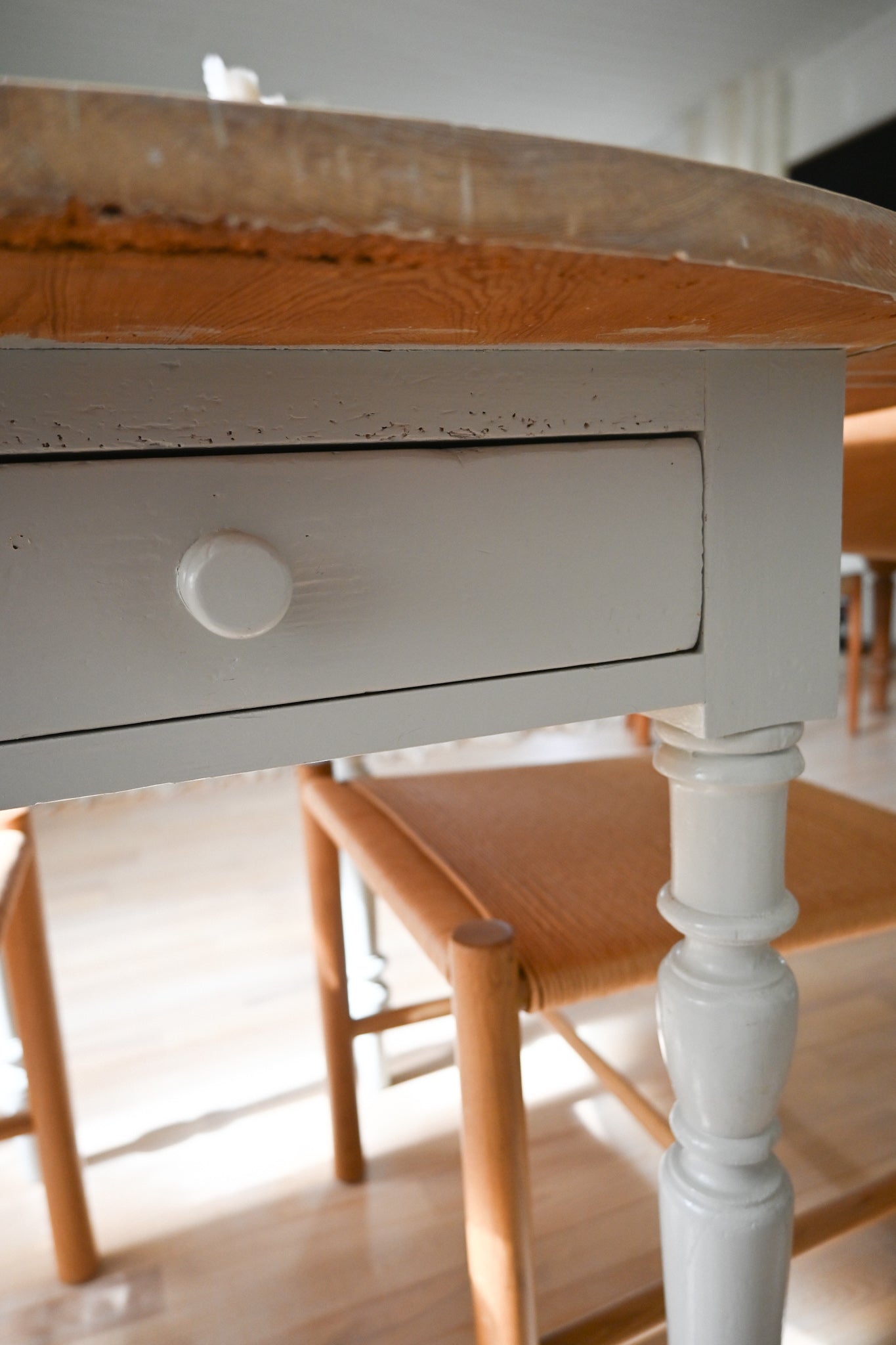 Klaffbord Linoljefärg