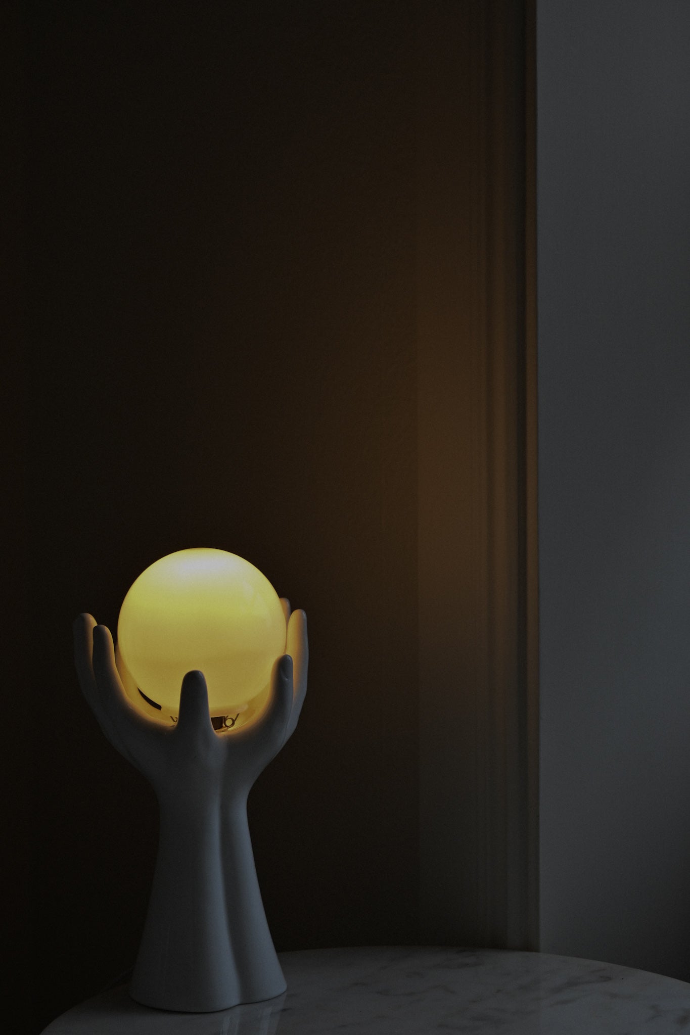 Bordslampa Porslin