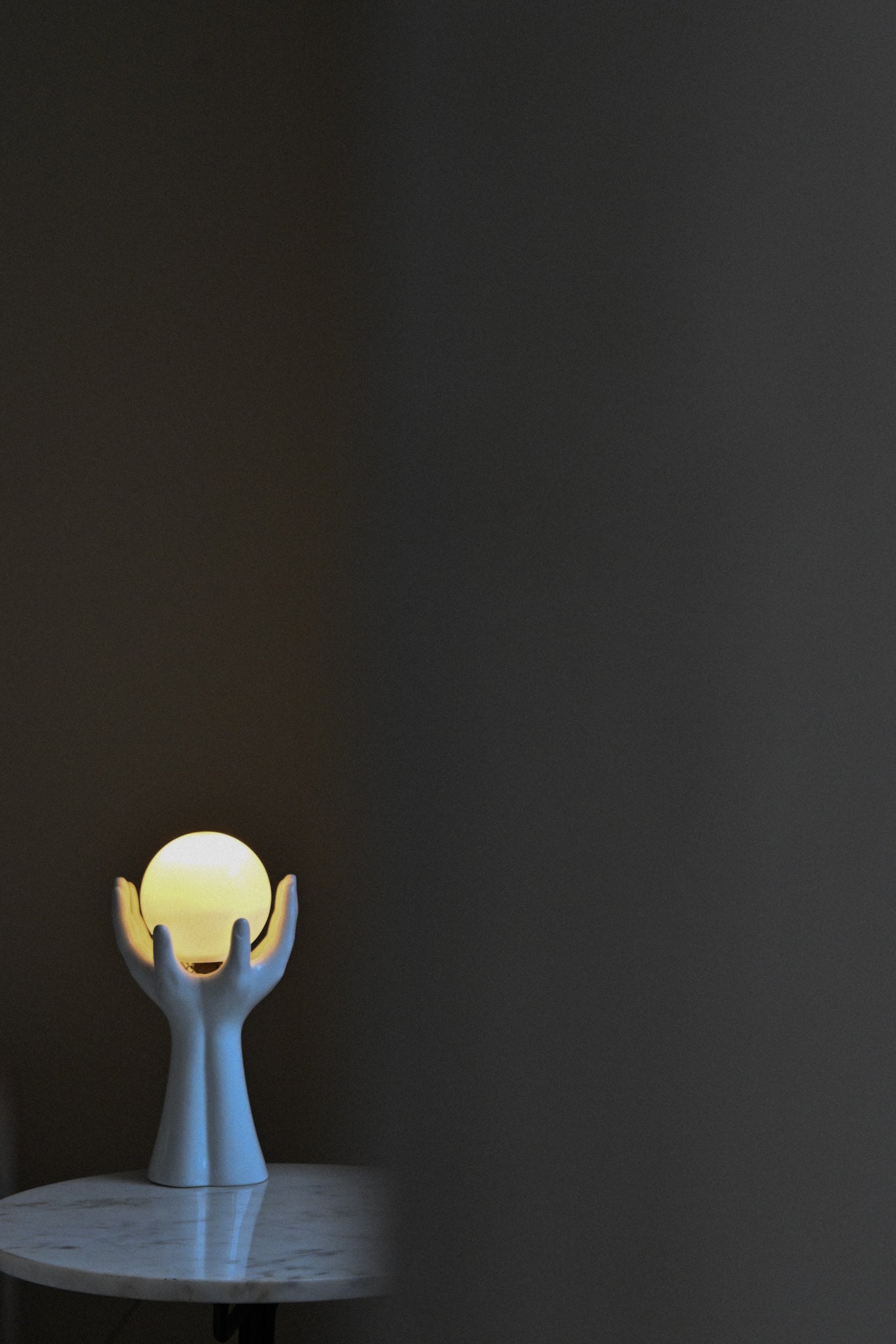 Bordslampa Porslin