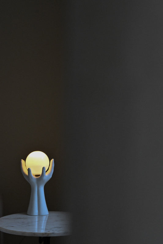 Bordslampa Porslin