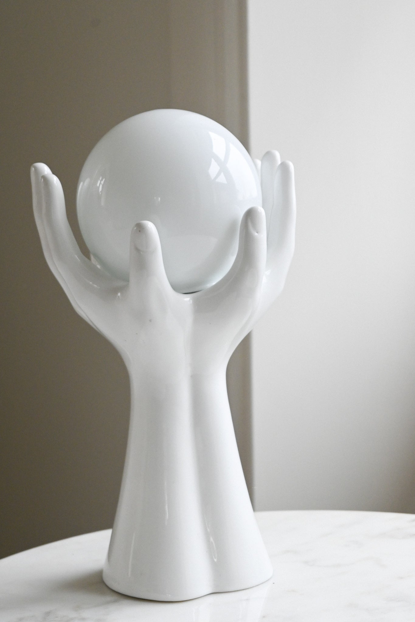 Bordslampa Porslin