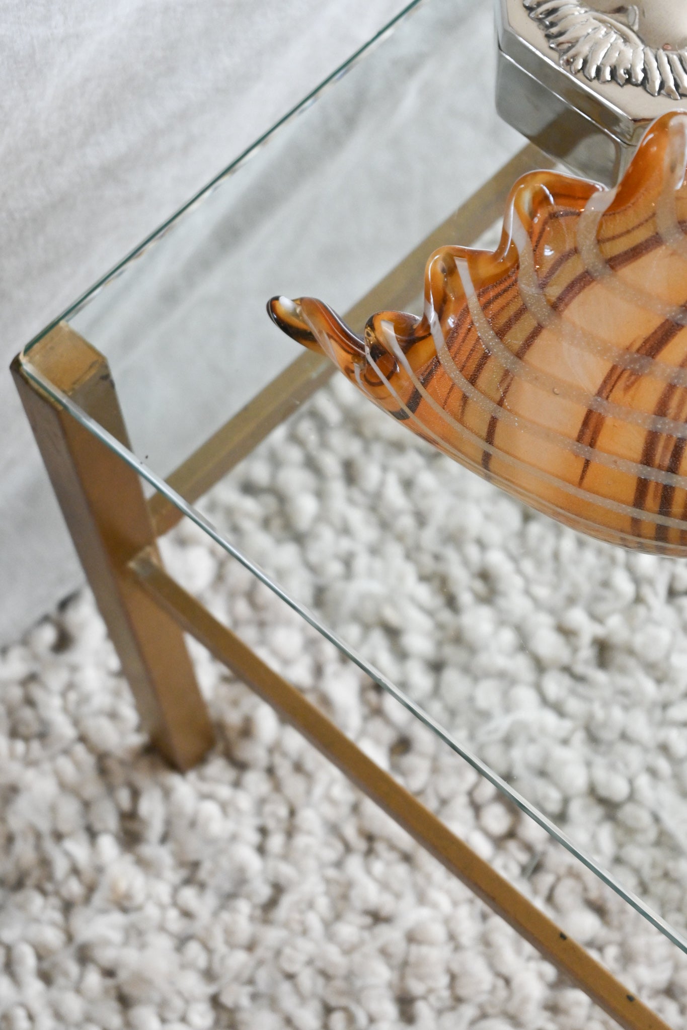 Sidobord Glas