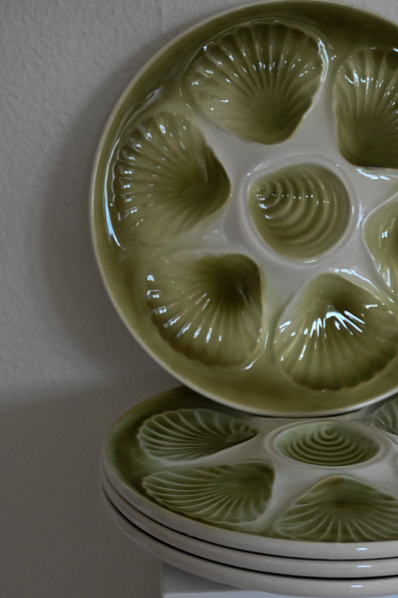 Skaldjurstallrik Grön